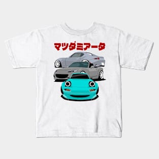 Mazda Miata Generation Kids T-Shirt